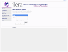 Tablet Screenshot of ilera-directory.org
